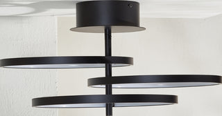 Safavieh Saretta FLU4062A Matte Black Lamp Room Scene Off Feature
