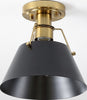 Safavieh Mazelle FLU4065A Black / Brass Lamp main image