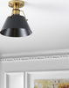 Safavieh Mazelle FLU4065A Black / Brass Lamp Room Scene Off Feature