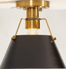 Safavieh Mazelle FLU4065A Black / Brass Lamp Room Scene On Feature