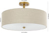 Safavieh Jolana FLU4069A Oatmeal / Gold Lamp main image