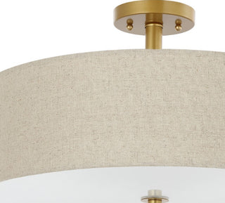 Safavieh Jolana FLU4069A Oatmeal / Gold Lamp Main Off