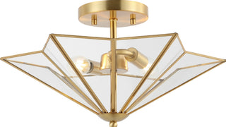 Safavieh Haruna FLU4071A Brass Lamp main image