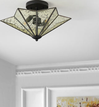 Safavieh Haruna FLU4071B Black Lamp Room Scene Off Feature