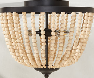 Safavieh Hamlin FLU4072A Bronze / Natural Lamp Room Scene Off Feature
