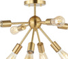 Safavieh Gannet FLU4073A Brass Lamp main image