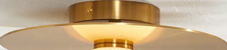 Safavieh Finlay FLU4075A Gold Lamp Room Scene On Feature
