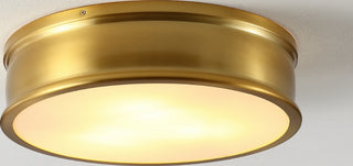 Safavieh Adria FLU4080A Brass Lamp Room Scene On Feature