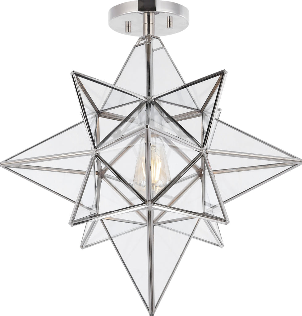 Safavieh Abrielle FLU4081A Nickle Lamp main image