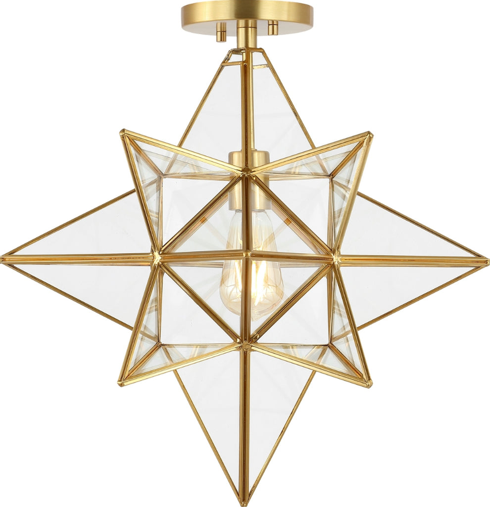 Safavieh Abrielle FLU4081B Brass Lamp main image