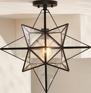 Safavieh Abrielle FLU4081C Black Lamp Room Scene On Feature