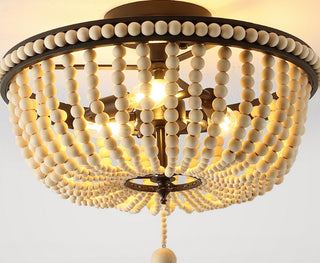 Safavieh Cascina FLU4084A Natural / Bronze Lamp Room Scene On Feature