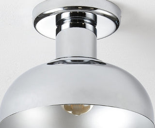 Safavieh Helm FLU4088A Chrome Lamp Room Scene Off Feature