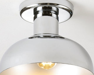 Safavieh Helm FLU4088A Chrome Lamp Room Scene On Feature