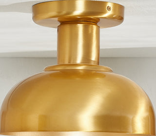 Safavieh Helm FLU4088B Brass Lamp Room Scene Off Feature