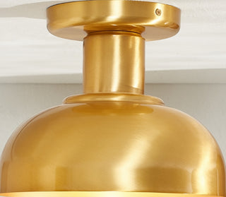 Safavieh Helm FLU4088B Brass Lamp Room Scene On Feature