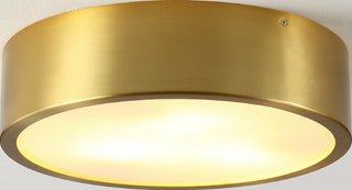 Safavieh Reda FLU4092A Brass Lamp Room Scene On Feature