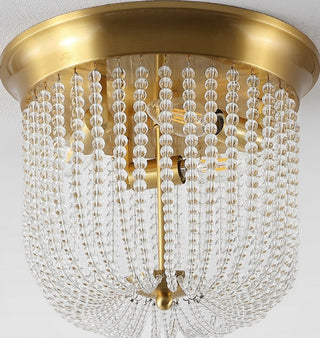 Safavieh Sarella FLU4094A Gold Lamp Room Scene Off Feature
