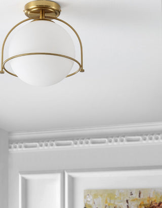 Safavieh Valise FLU4095A Gold / White Lamp Room Scene Off Feature