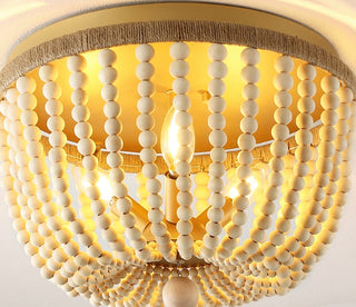Safavieh Alodia FLU4098A Brass / Natural Lamp Room Scene On Feature