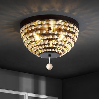 Safavieh Bolson FLU4099A Bronze / Natural Lamp Room Scene On Feature