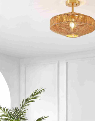 Safavieh Janora FLU4106A Natural / Gold Lamp Room Scene On Feature