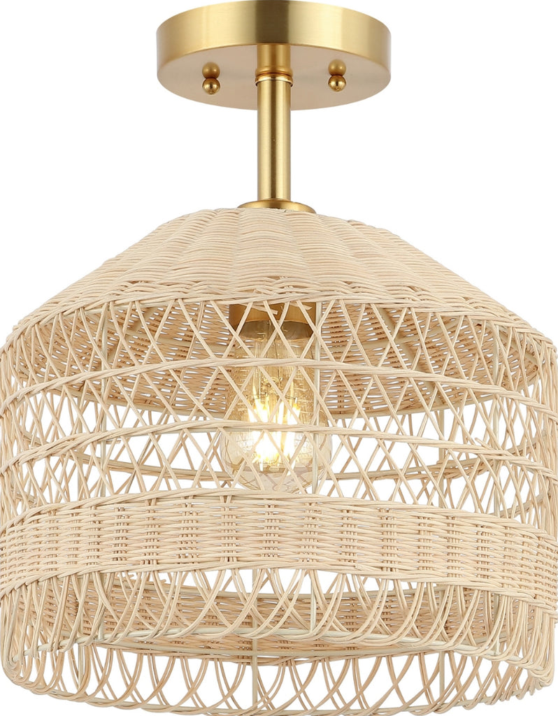 Safavieh Noyuna FLU4107A Light Natural / Gold Lamp main image