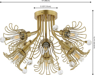 Safavieh Leandra FLU4112A Gold Lamp main image