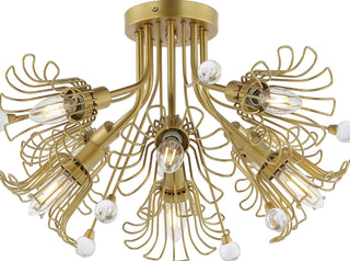 Safavieh Leandra FLU4112A Gold Lamp Main On