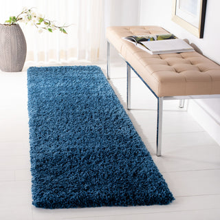 Safavieh Fontana Shag FNT800 Blue Area Rug Room Scene Feature