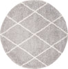 Safavieh Fontana Shag FNT815 Grey / Cream Area Rug