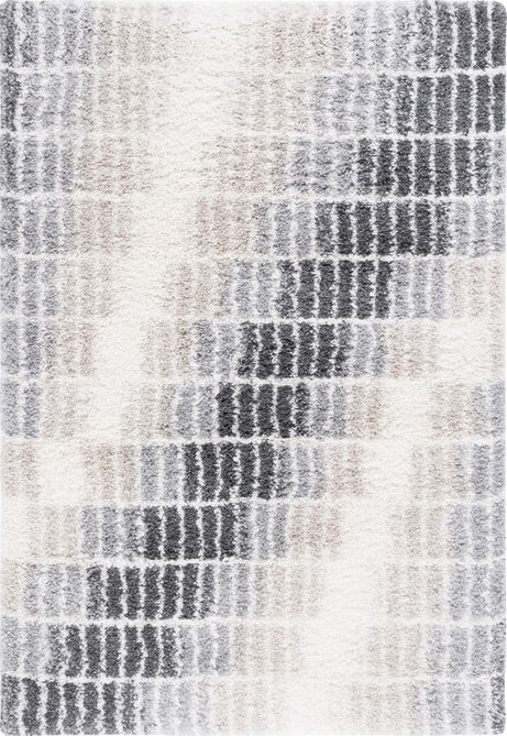 Safavieh Fontana Shag FNT823 Ivory / Grey Area Rug