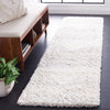 Safavieh Fontana Shag FNT827 Ivory / Grey Area Rug Room Scene Feature