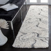 Safavieh Fontana Shag FNT848 Ivory / Grey Area Rug Room Scene Feature