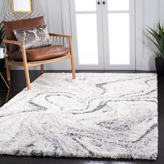 Safavieh Fontana Shag FNT848 Ivory / Grey Area Rug