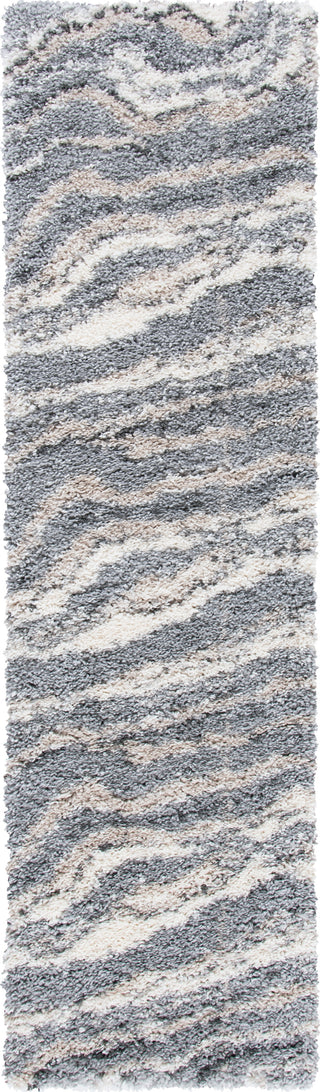 Safavieh Fontana Shag FNT865 Grey / Ivory Area Rug