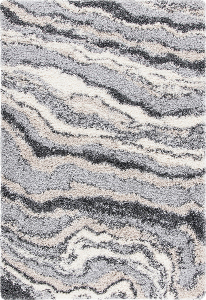 Safavieh Fontana Shag FNT865 Grey / Ivory Area Rug