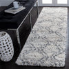 Safavieh Fontana Shag FNT881 Ivory / Grey Area Rug Room Scene Feature