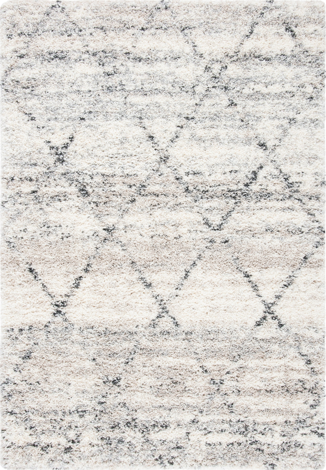 Safavieh Fontana Shag FNT868 Grey / Ivory Area Rug – Incredible Rugs ...