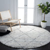 Safavieh Fontana Shag FNT886 Grey / Ivory Area Rug