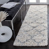 Safavieh Fontana Shag FNT888 Grey / Ivory Area Rug Room Scene Feature