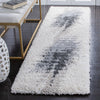 Safavieh Fontana Shag FNT894 Grey / Ivory Area Rug Room Scene Feature