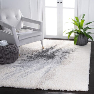 Safavieh Fontana Shag FNT894 Grey / Ivory Area Rug