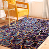 Safavieh Fiesta Shag FSG371K Turquoise / Multi Area Rug 