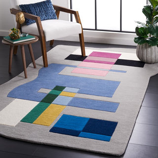 Safavieh Fifth Avenue FTV148F Grey / Blue Area Rug Room Scene Feature