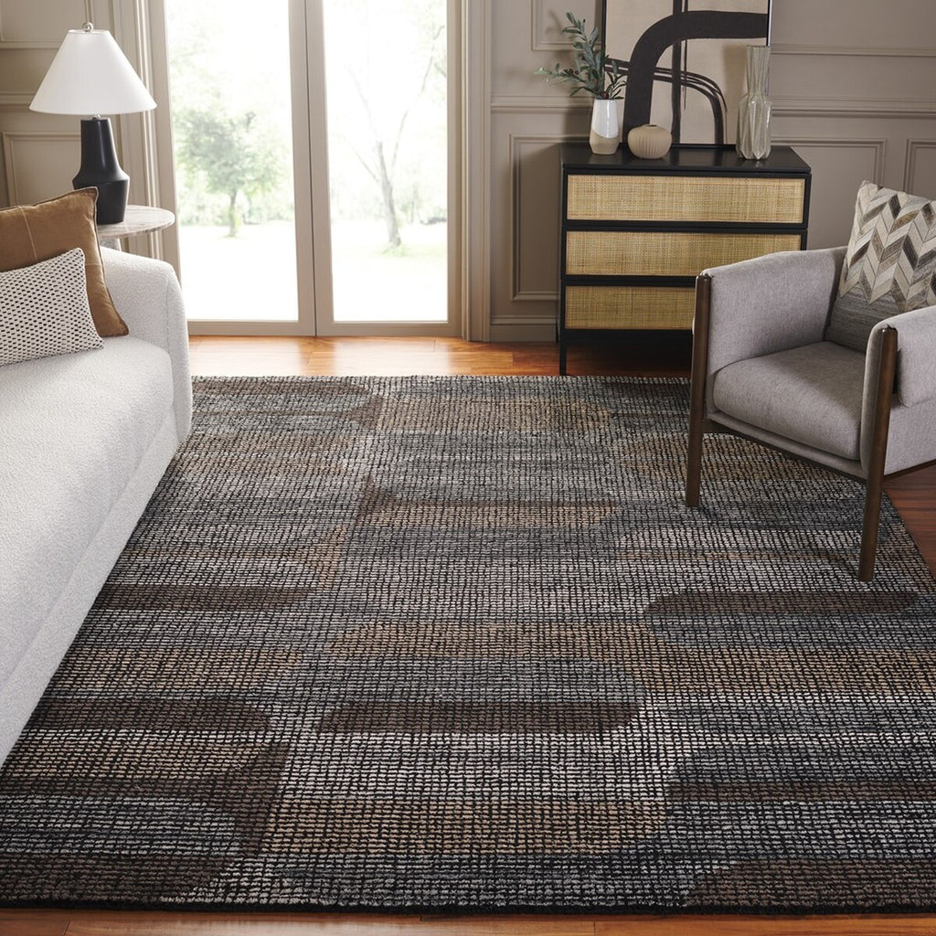 Safavieh Fifth Avenue FTV404F Grey / Beige Area Rug Room Scene Feature