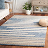 Safavieh Fifth Avenue FTV410M Blue / Ivory Area Rug Room Scene Feature