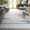 Safavieh Fifth Avenue FTV410M Blue / Ivory Area Rug Room Scene Feature