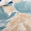 Safavieh Fifth Avenue FTV503L Beige / Teal Area Rug Detail