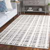 Safavieh Fifth Avenue FTV651H Dark Grey / Ivory Area Rug Room Scene